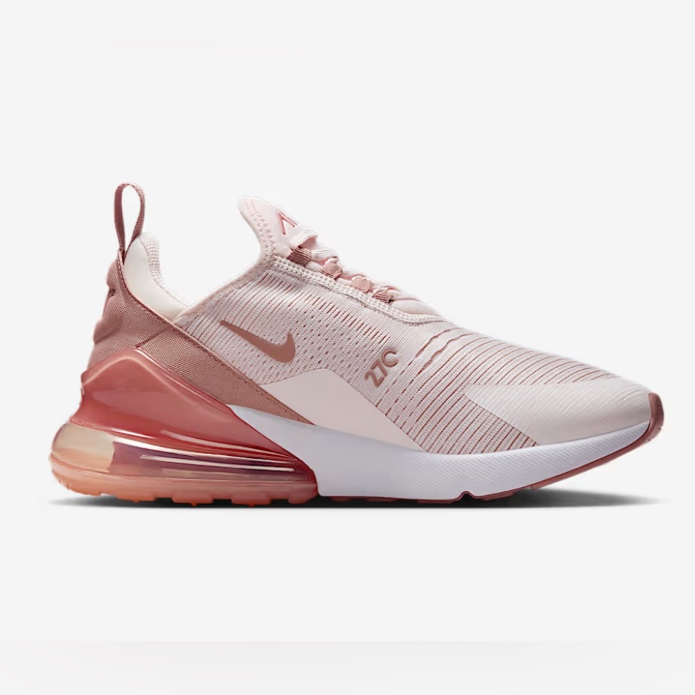 Nike Pink Sneakers with Air Max Cushioning